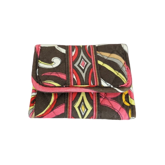 VERA BRADLEY PUCCINI QUILTED CROSSBODY BAG, TRIFOLD WALLET & PENCIL BAG SET '06 - Picture 14 of 16